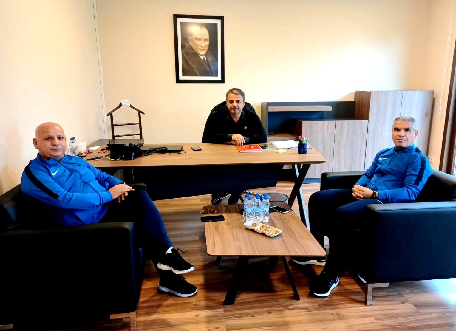 MHK'dan TFF MHK Başkanvekili Ahmet Şahin'e ziyaret